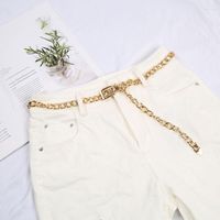 Ремни панк металлическая женская цепь пояс золотые серебряные талию джинсы девочки женская пояс для женщин для женского тела