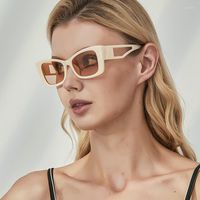 Sunglasses Vintage Square Frame Sun Glasses Fashion Women Br...