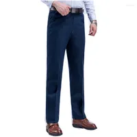 Pantalones para hombres Otoño/invierno jeans algodón regular de algodón