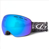 Наружные очки с двумя слоями антипроницаемых ветропроницаемых лыжных снежных очков для зимнего альпинизма