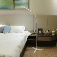 Lampade da pavimento 10 W Alluminio flessibile flessibile Dimmeble Eye Care Trippiede LED LAD con illuminazione interna con telecomando wireless