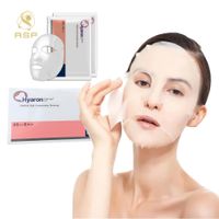 Schönheitsartikel Koreanische Hautpflege Feuchtigkeit Hyaron Gesichtsblasenmaske Gesichtsmaske Aminosäure 25GX5PCs Whitening Deep Purifying Holzkohle