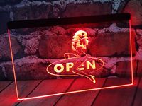 OPEN Sexy Sex Girls beer bar pub club 3d signs led neon light sign home decor crafts