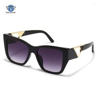 Солнцезащитные очки Teenyoun Fashion Show Frame Butterfly Women и мужские оттенки 2023 Быстрая продажа Gla Sun очки