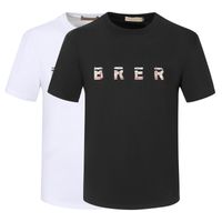 2023 Дизайнерский бренд мужской футболки с буквами вышивка мода мужчина женщина.