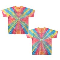 23SS Summer USA Casual Cotton Tee Tee Dye T-shirts Spirale Spirale à manches courtes Tshirt pour femmes