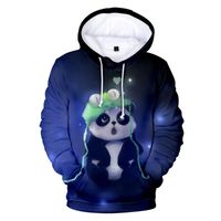Herren Hoodies Sweatshirts Neueste 3D Animal Panda Hoodie und Frauenstraße Sweatshirt Harajuku Hood Kinder Jungen Mädchen Girls 'Top