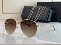Neue Sonnenbrille für Männer Pilot Womens Designer Sonnenbrille High -End -Metallrahmen CH2187 Computer -Lesebrille Größe 58 mm anpassbarer verschreibungspflichtiger Sonnenbrille 1.67