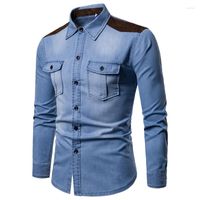 Camisa Manga Larga Jean por mayor precios baratos | DHgate