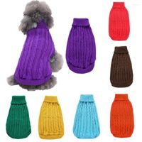 Dog Apparel Warm Clothes Classic Cable Knit Sweater For Smal...