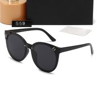 Os principais óculos de sol de luxo para homem mulher unissex designer Goggle Beach 2023 Moda Sun Glasses Retro Frame Luxury Design UV400 com caixa