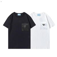 Camiseta de diseño corto de verano camisetas casuales de lujo manga de manga escolar mirando hombres clásicos moda senior puro pareja de algodón camisetas