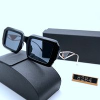Gafas de sol de dise￱ador de marca para mujeres gafas solares vintage gafas de conducci￳n al aire libre 58 mm lente UV400 con caja