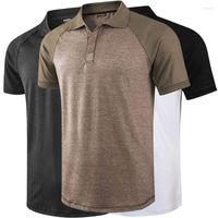 Men' s Polos Short- sleeved Polo Shirt Men Summer 2023 Ra...