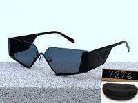 Nuevas gafas de sol de mujeres dise￱ador de marca retro lentes solares UV400 sombras de gafas con caja con caja