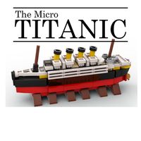 MOC 블록 영화 데스크 장식 시리즈 마이크로 타이타닉 152PCS MOC-90208-HY