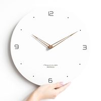 Duvar Saatleri Basit Modern Saat Kuvars Nordic Sessiz Ofis Moda Tasarımı Yaşayan Klokken Wandklokken Oda Malzemeleri de50ZB