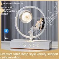 Lampes de table Dandelion Immortal Fleur lampe romantique Bluetooth CHARGE DE CHARGE DE NUMÉRIELLE COUPLE COUPLE