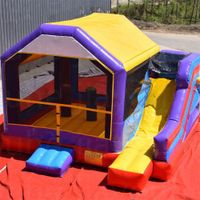 Neues Design Bouncer Trampoline Slide Combo kommerzielle aufblasbare Türsteher Bounce Bounce Schloss mit Rutsche für Kinder