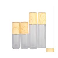 Roll On Bottles Frosted Glass Roller 5Ml 10Ml Bottle With Me...