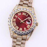 diamond watch automatic mechanical designer watches 43mm sap...