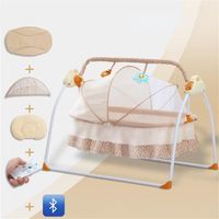 Детские кроватки многофункциональная кроватка интеллектуальная электрическая портативная кровать Bluetooth Музыкальная колышка Сонная куна PARA289S