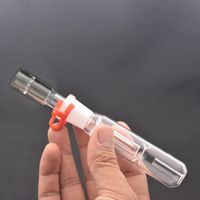 Großhandel Glasöl Brenner Rohr Raucher Accessoire Glassrohrstiel mit 14 mm Wasserrohr Werkzeug Hubble Bubbler -Adapter WPA -Kit für Arizer -Solo -Luft