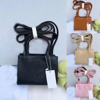 Telfars Bag Designer Bolsos para mujer de los hombres Telfars Fashion Fashion Soft Leather Mini Style Tote Bolsos de lujo Compras rosa blanca bolsas