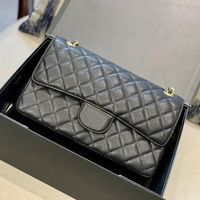 2023 Classic Ladies Chain Flap ombro bolsa de ombro CF Caviar Ladies Crossbody Luxury Designer Bag