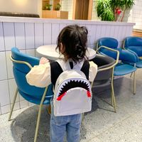 Buy Wholesale China Kids' Shark Printed Backpack, School Bag, Solid Beige  Bag,recycled Polyester & Kids' Shark Printed Backpack Bag at USD 5