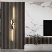 Wall Lamps Creative Lines Lamp For Living Room Bedroom Led Bedside Home Decor Modern Art Interior Lights Mirror Light Fixture
