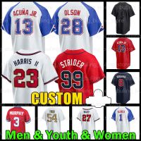Buy Youth Medium Custom (Name/Number on Back) Atlanta Braves 2-Button Replica  Baseball Jersey Online at desertcartUAE