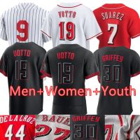 Wholesale 44 Elly De La Cruz Cincinnati 2023 mens Reds City Connect Joey Vottos Ken Griffey Tyler Stephenson baseball jersey From m.