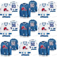 K1  REAL CLOUTIER Quebec Nordiques 1974 WHA Throwback Hockey Jersey