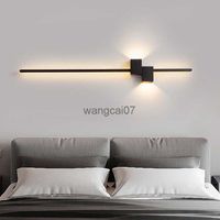 Wall Lamps Modern Long Led Wall Lamp Room Decor Wall Light Fixture Home Indoor Bedroom Living Room background Wall Lighting HKD230814