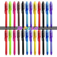 12/24 Colors Metallic Markers Paint Pens Art Writing Markers Paper Stone  Glass Wall Dual Tip