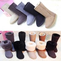 Fur Shearling Suede Snow Boot Designer Tall Boots luxury Aus...