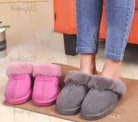 Slippers Men Warm cotton slippers genuine leather slippers S...