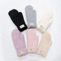 Fashion Women' s Letter Gloves for Winter Autumn Cashmer...