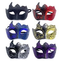 Half Face Party Dance Mask Masquerade Glossy Mask Party Cosp...