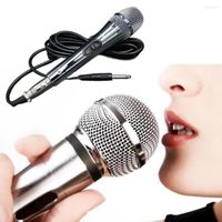 Microfones Karaoke Microphone 1 Set Professional Low Latency Performance Smooth Frequency Transmission Wired for Stage Show
