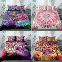 Juegos de ropa de cama Mandala Set Divet Cover Bohemian Bedspreads Bed Sets 230228