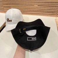 Designer Man Ball Caps Lettera di lusso B Solid Cap Casual con logo Cotton Ballhats in bianco e nero