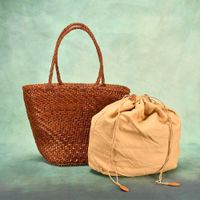 Beach Bags gewebt Kopfpack mit Kraft -Gemüse -Korb -Umhängetasche 230223