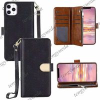 Designer Fashion Wallet Telefonhüllen für iPhone 13 13pro 12 11 Pro Max XS XR XSMA 8plus Hochwertige Reißverschlussbeutel Brieftaschen Leder CA345Z