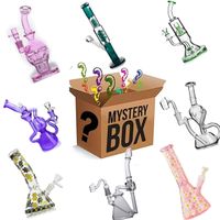 In Stock Mystery Box Shisha Surprise Blined Box Multi -Styles Wasserglas Bong Rauchen Percolator Rohre Öl Rig Dab Rigs