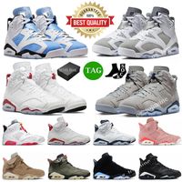 Chaussures de basket-ball rétro Jumpman 6 6s Cool Grey Toro University Blue Red Oreo Georgetown Midnight Navy Cactus Jack Black Infrared UNC Mens Trainers Sports Sneakers