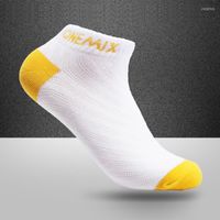 Спортивные носки Onemix Мужчины, использующие хлопковые 1 пары/лот, для на открытом воздухе ходьба для бега на случайном цвете