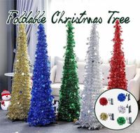 Noel Dekorasyonları 1215m Yapay Ağaçlar Upplies Geri çekilebilir katlanır ağaç dekor 2022 Home5736927