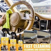 Biltvättlösningar Multifunktionella renare UV-skydd Oljefläckar och Rust Cleaning Kitchen Pot Bottom Black Scale Spray